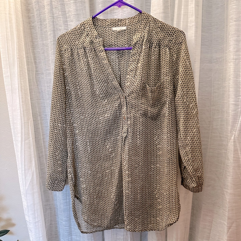 Zigzag Pattern Blouse